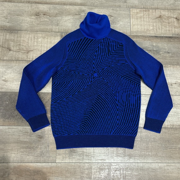 Perfect Moment wavy star roll merino wool turtleneck ski sweater - Picture 1 of 11